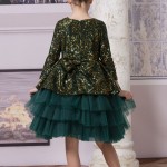 PAYETLİ KIZ ÇOCUK ELBİSE