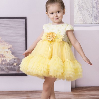 KABARIK TÜLLÜ BEBEK ELBİSE