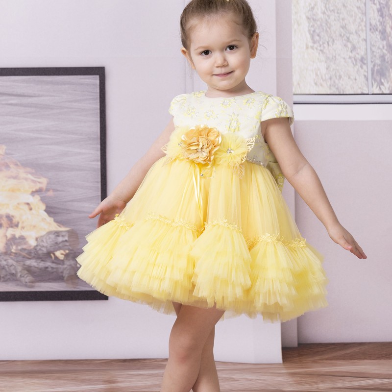 KABARIK TÜLLÜ BEBEK ELBİSE