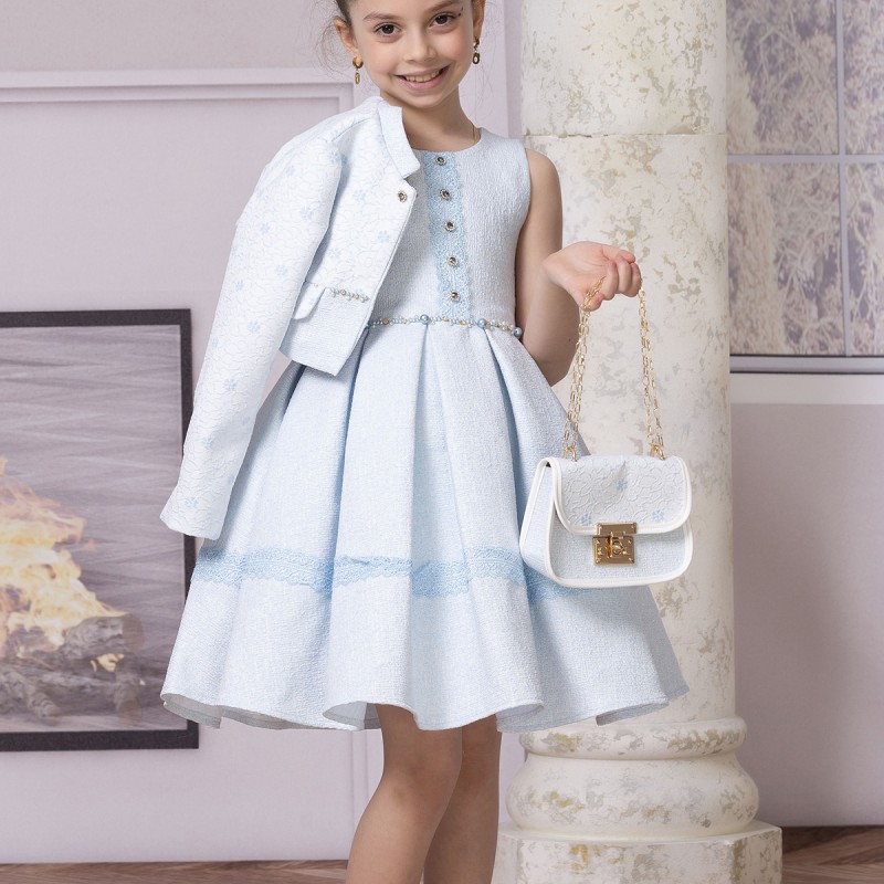 KIZ ÇOCUK CEKETLİ ELBİSE