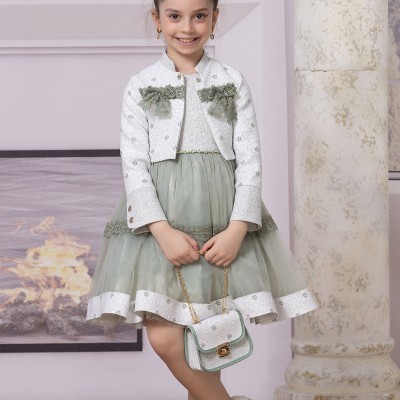 KIZ ÇOCUK CEKETLİ ELBİSE