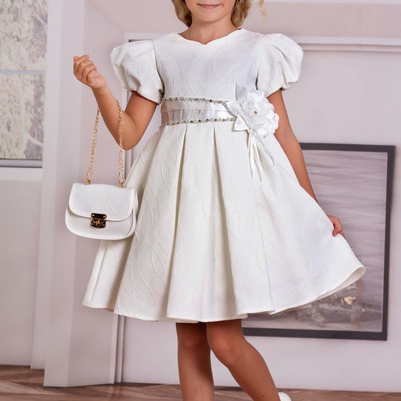 KIZ ÇOCUK BALON KOLLU ELBİSE