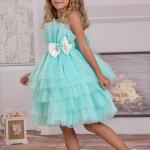 KIZ ÇOCUK TÜLLÜ ELBİSE