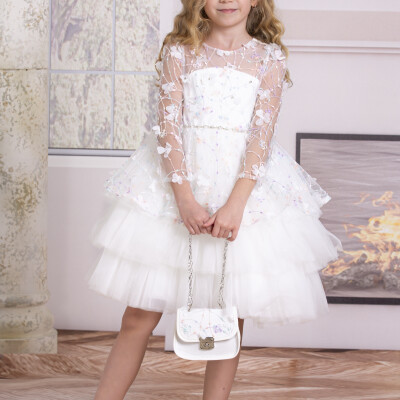 KIZ ÇOCUK DANTELLİ ELBİSE