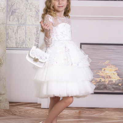 KIZ ÇOCUK DANTELLİ ELBİSE